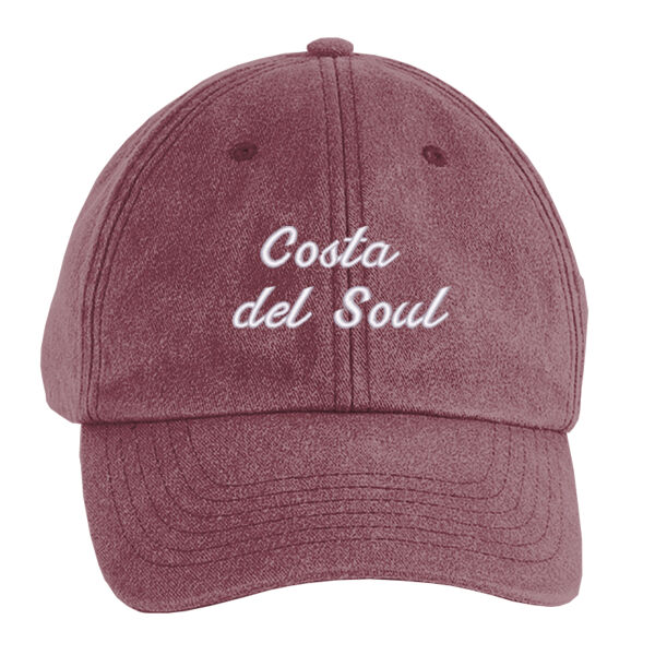 Costa del Soul Vintage cap off red Thumbnail